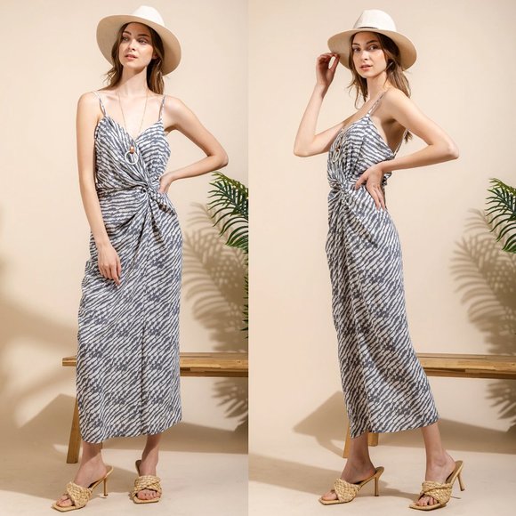 Carly Wrapped Midi Dress - Picture 1 of 6